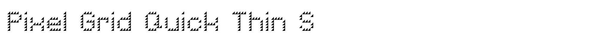 Pixel Grid Quick Thin S image